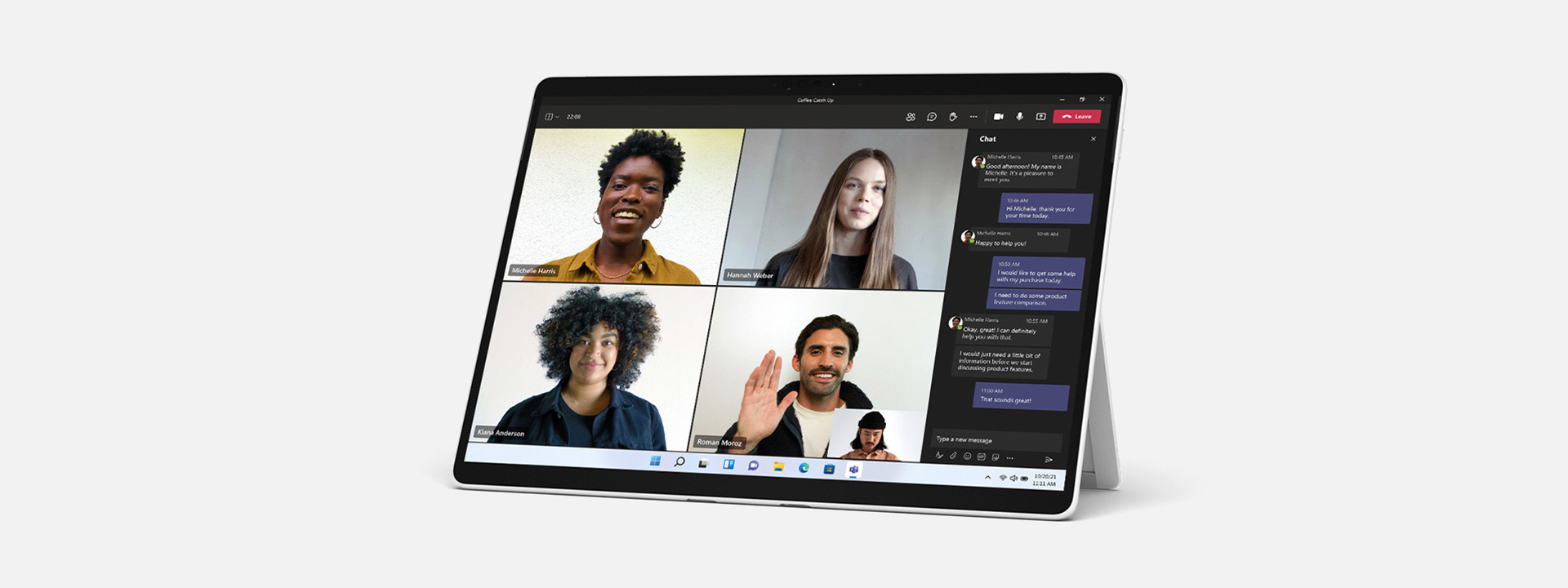 搭配 Teams 应用程序，一起畅连各式生活