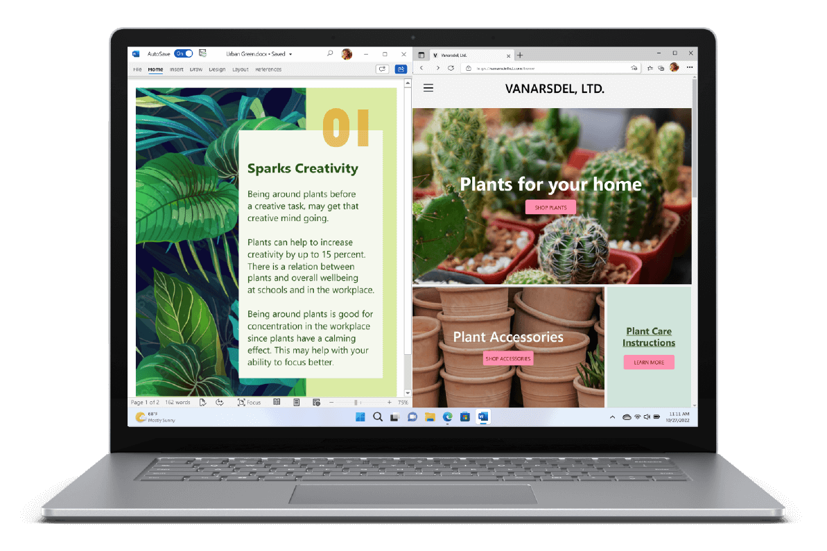 在Surface Laptop 5 上使用办公软件