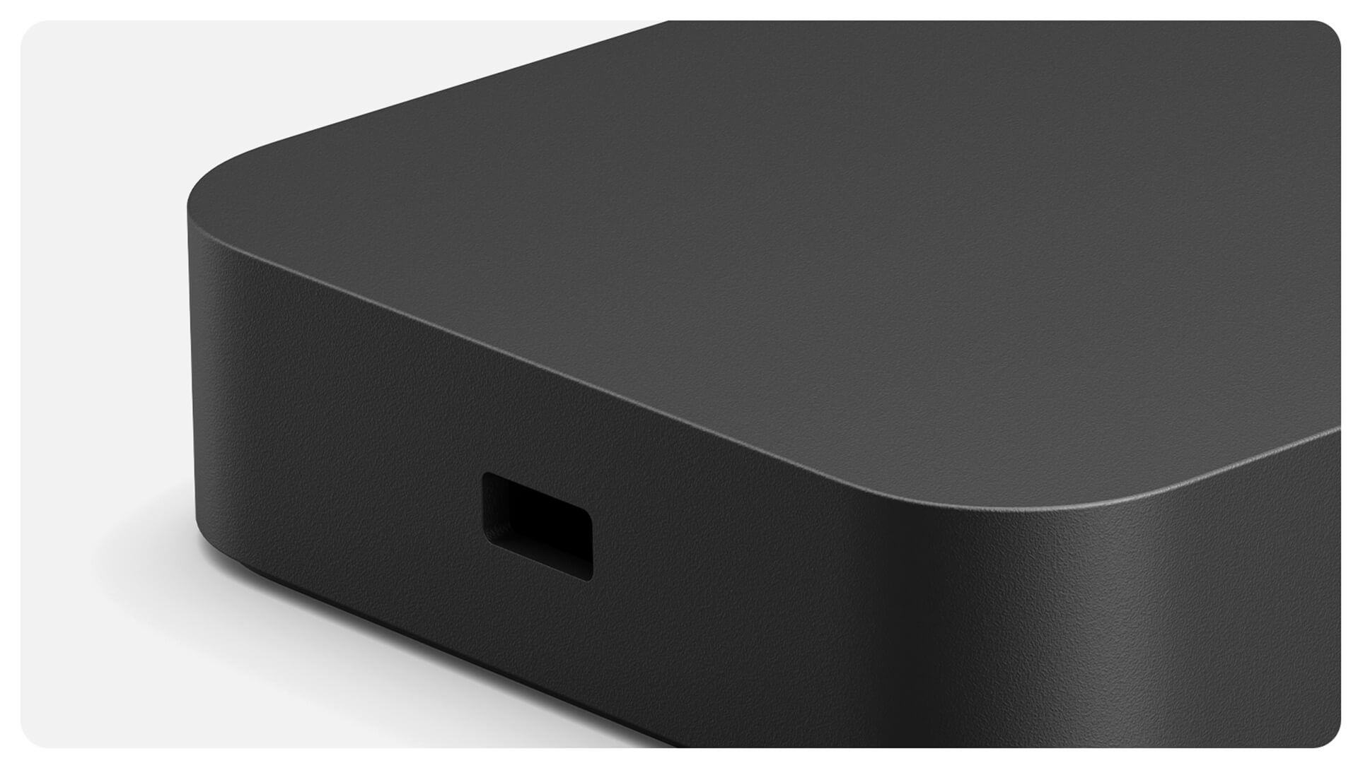 Surface USB4 扩展坞锁定端口特写。