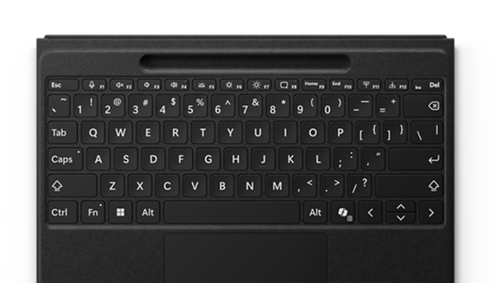 Surface Laptop 商用版黑色, Windows 11 AI+ PC正面图